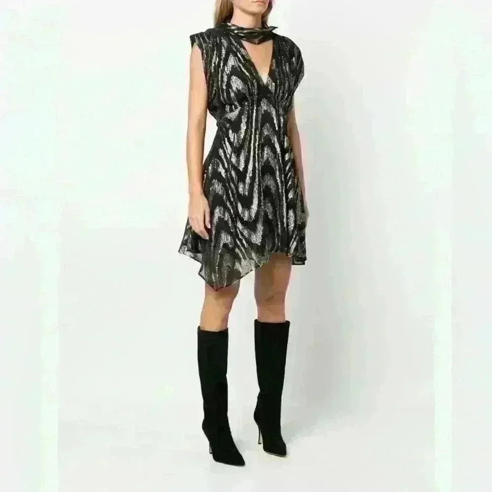Iro Flared Dress Size M NWT